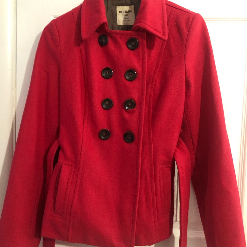 Red Peacoat